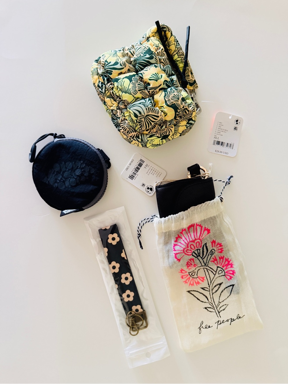 Free People Mini Pouch Bundle / All NWT or NWOT - 4 Items - MSRP $100